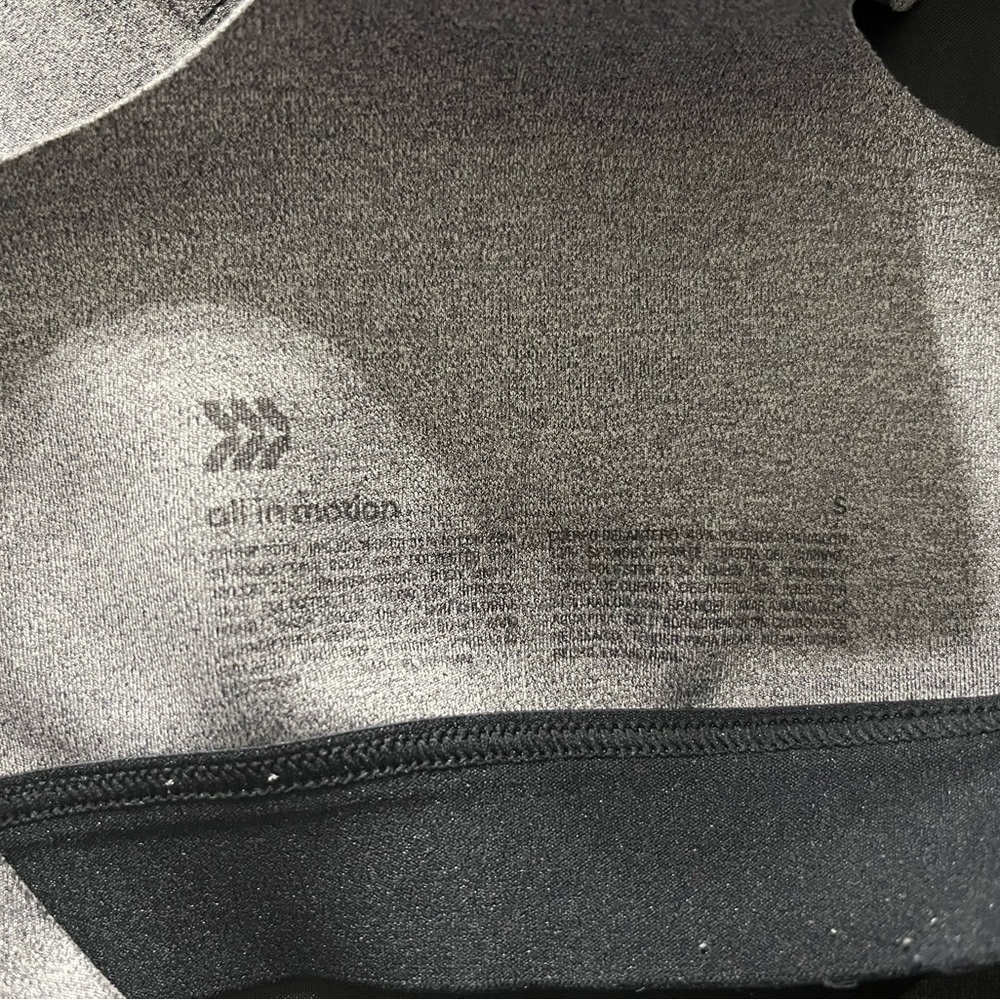All in Motion Gray Sports Bra small - Picture 3 of 3
